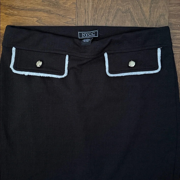 NYCC Black skirt  with White Label size M - Picture 3 of 6